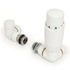 Thermostatic Radiator Valve Corner TRV White – Zeta