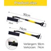 LuckyQianyi, 90 cm Ice Scraper Car with Broom Snow Brush