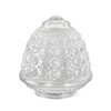 Aspen Creative 23602-01, Clear Pineapple Glass Shade For Lighting fixture/Pendant/Wall