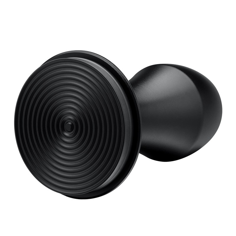 Normcore Coffee Tamper with Base Ripple 58.5 mm - Titanium