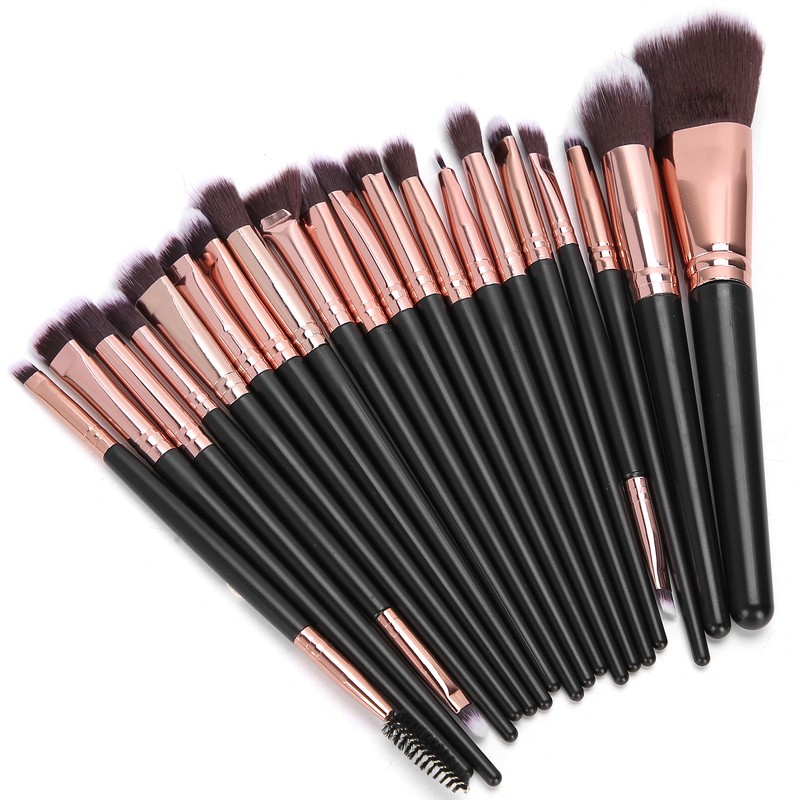 20Pcs/Set Makeup Brush Set Blush Face Powder Eyeshadow Cosmetic Brushes