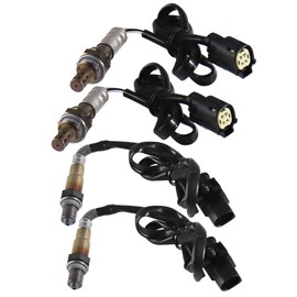 2Pcs Oxygen Sensor Upstream and Downstream 234-5076 234-5113 234-449 Left Right O2 Sensor Compatible with Ford F-150 2011 2012 2013 2014 3.5L