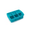 Tulz Mega Ice Block Tray, Silicone, Teal