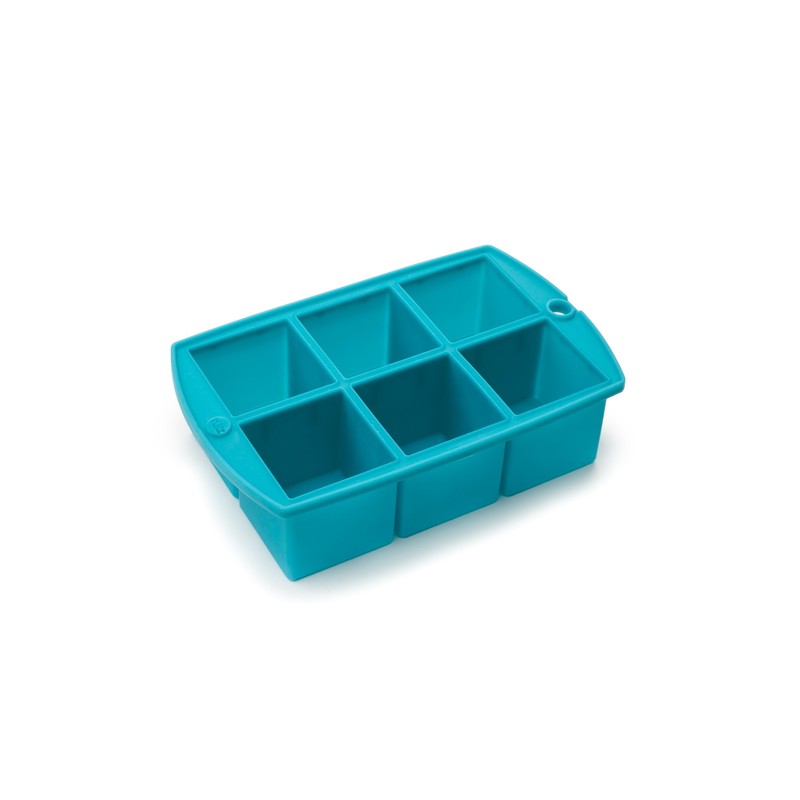 Tulz Mega Ice Block Tray, Silicone, Teal