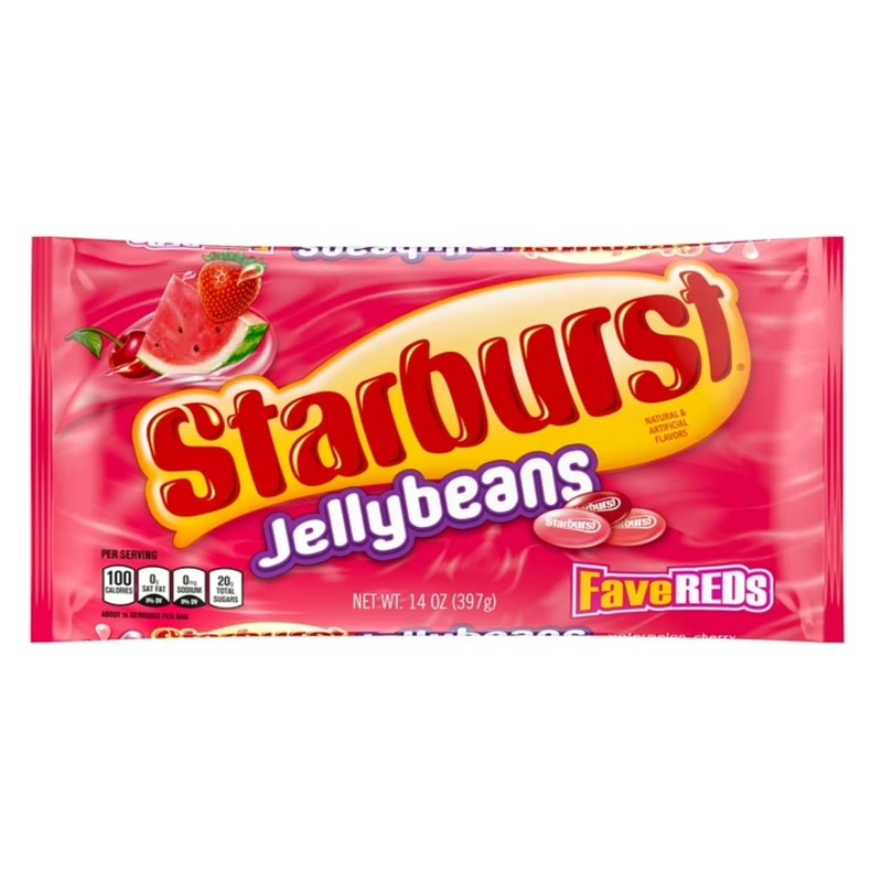 Starburst Jelly Beans – 2-Pack Fave Reds Jelly Beans and