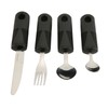 4pcs Special Supplies Adaptive Utensils Stainless Steel Slip Resistance Weighted