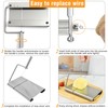 Cheese Slicer, Stainless Steel Wire Cheese Slicer, Adjustable Thickness Cheese