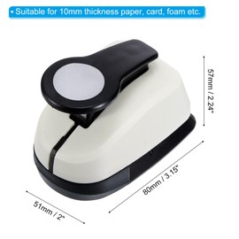 PATIKIL 25mm Circle Punch Circle Hole Paper Punch Hole Puncher Shape Punch for Craft Scrapbooking DIY Card Making
