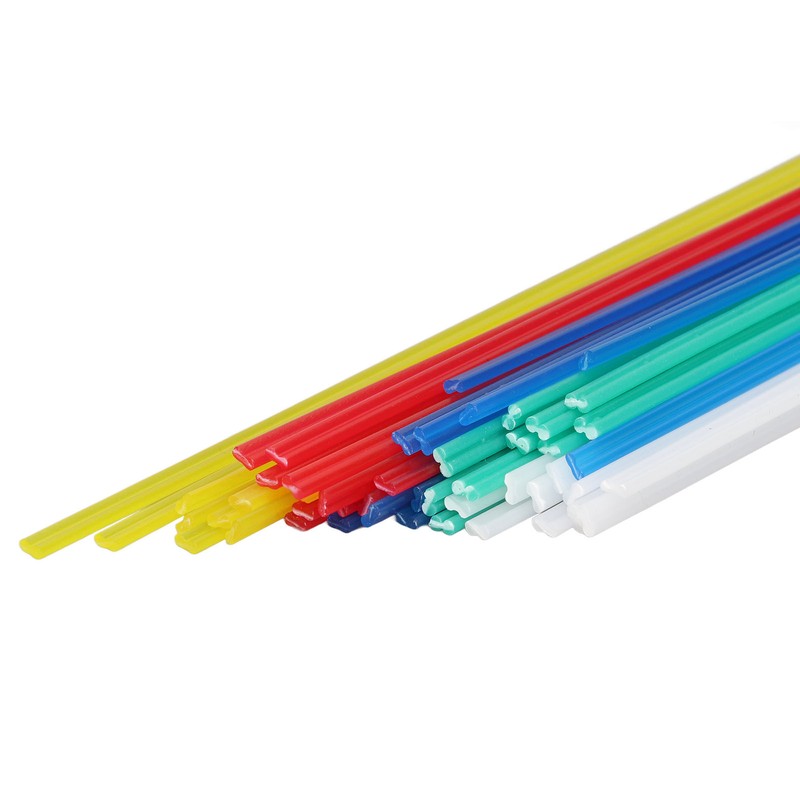 106PCS Plastic Welding Rod 12 Colors ABS PP PU PE