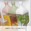 HARIO Kirk Bottle, Resin, Vertical and Horizontal Pitcher with Tea