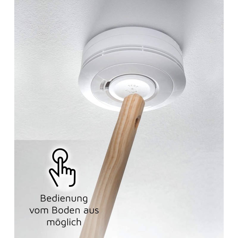 Ei Electronics Ei650 10-Year Smoke Alarm, White, Pack of 1,