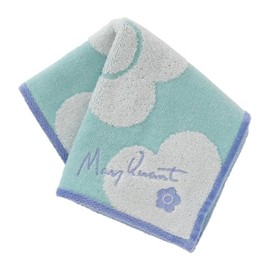 Mariqwant 192005-1502-02 Women's Handkerchief Towel (Blue, Approx. 9.8 inches (25 cm), Handkerchief Towel, Women's, Antibacterial, Odor Resistant, blue