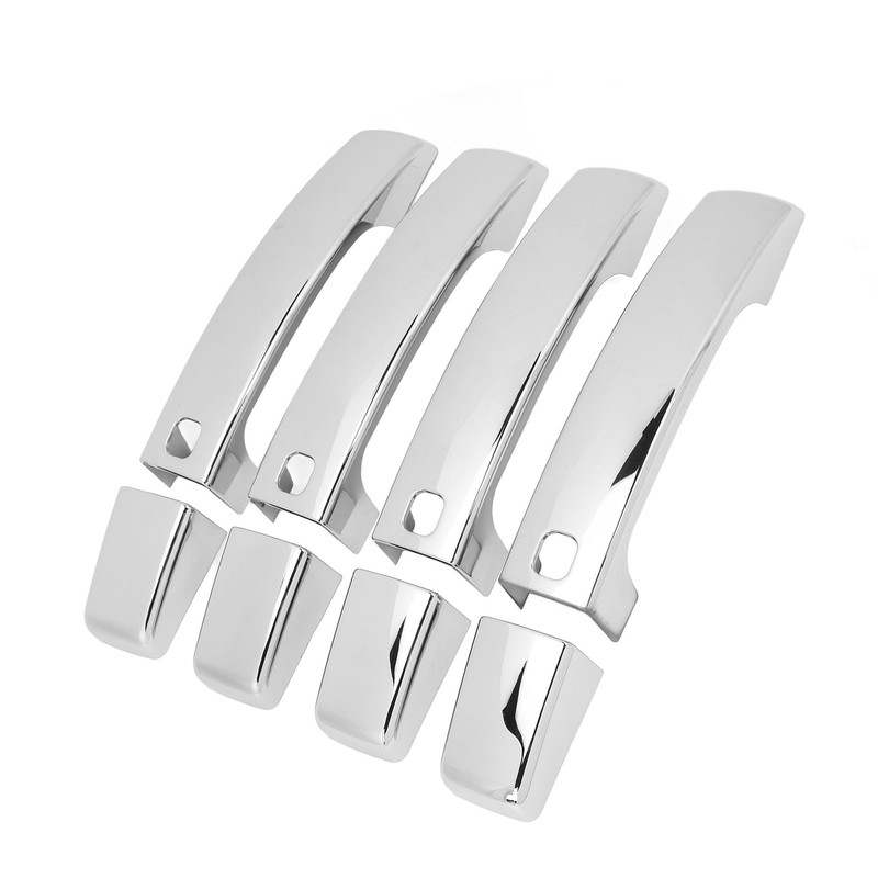 Exterior Door Handle Cover Chrome Plated Outside Door Handle Decor