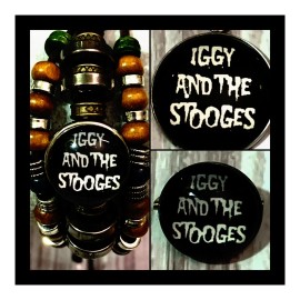 IGGY AND THE STOOGES BAND PUNK MEMORABILIA SET OF 3  BRACELETNECKL