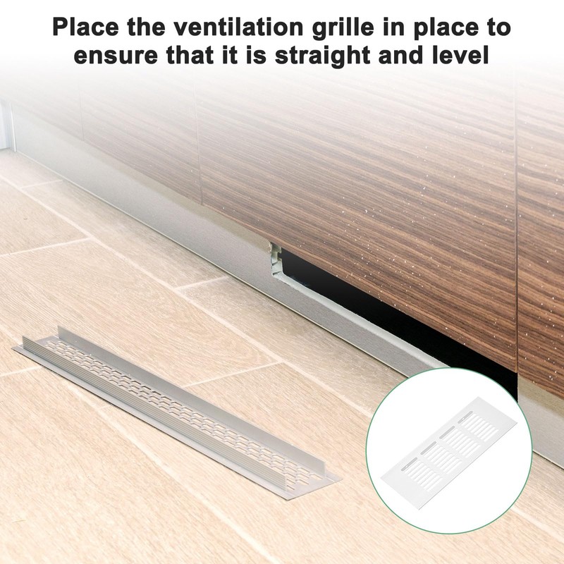 M METERXITY 1-Pack Door Vents for Interior Doors, 8 x