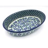 Polish Pottery 11" Oval Casserole Baking Dish