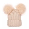 K&H Gorro Para Bebe 2 Pompon Niño Niña Gorro Para