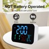 ZAICOLER Smart Clock Real Time Time, Date, Weekday Display Large