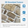 COMSTICKC 3D Faux Stone Peel and Stick Wall Panel, Faux