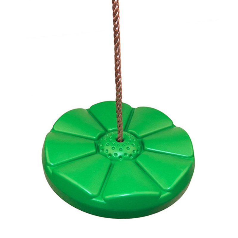 Heavy Duty Plastic Disc Tree Swing with PE Rope for