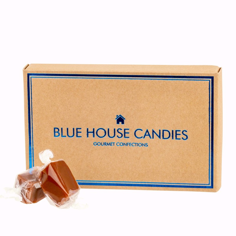 Blue House Soft and Chewy Handcrafted Gourmet Caramel Candies, Gift