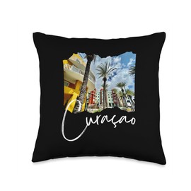 Curaçao Souvenir / Curacao Throw Pillow