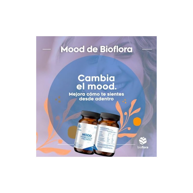 Bioflora Suplemento Nutricional 2pack Mood Probiticos Prebiticos | 2 pack,