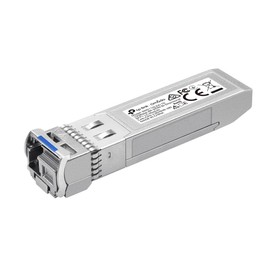 TP-Link Omada 10G SFP+ LC Transceiver, Single-Mode, Supports DDM and WDM Bi-Directional Technology, up to 10km, Compatible with Switches with 10G SFP+ Ports,Cost Saving, Hot-Pluggable (SM5110LSA-10)