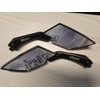 MASO Universal Motorcycle Side Mirrors 8mm/10mm Aluminum Diamond Style Motorcycle