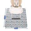 Blissful Diary Baby Splat Mat for Under High Chair, 50.4
