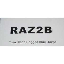 New World 50 PACK RAZ2B SINGLE USE RAZOR TWIN BLADE INDIVIDUALLY WRAPPED HOTELS/TRAVEL