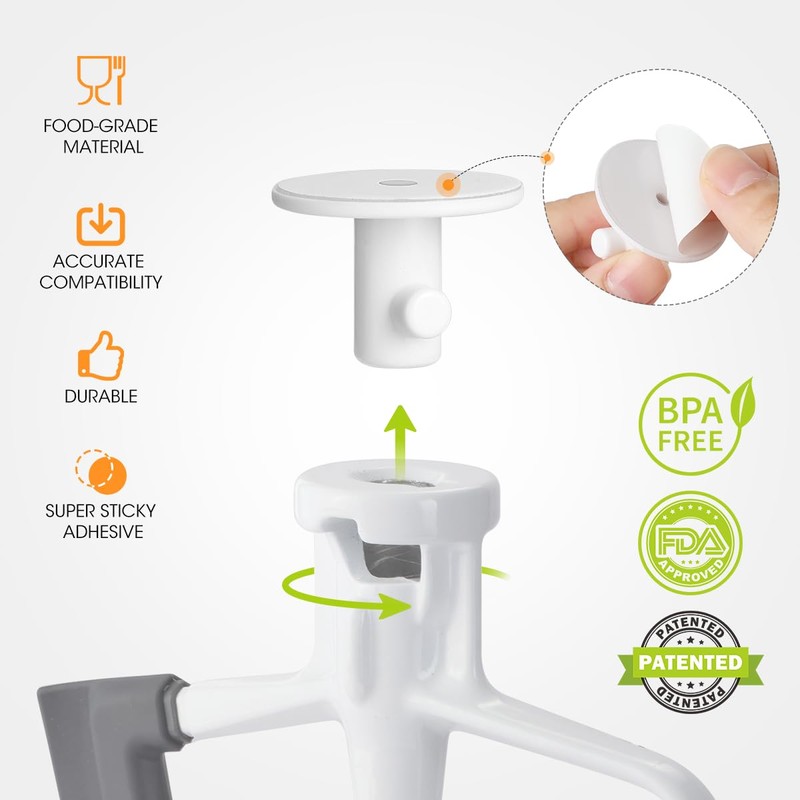 AIEVE 4 Pack Stand Mixer Attachment Holders Compatible with Kitchenaid