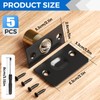 5 Pack Adjustable Ball Latches Silent Ball Catch Using Noise