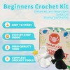 YAMAXIN 2Pcs Angles Crochet for Beginners, Angels Crochet Kits with