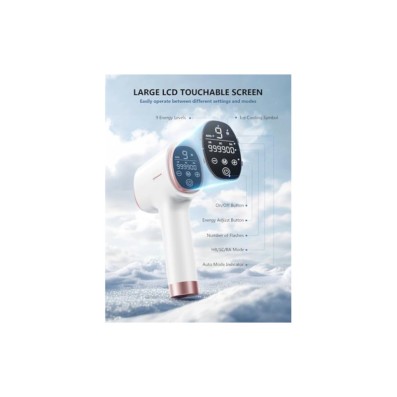 Max 21J Laser Hair Removal Device with Ice Cooling 9