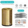 2.4 Gallon Brass Gold Bathroom Trash Can, Fancy Waste Basket