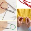 Reessy 4mm Circular Knitting Needles 80 cm Long, Stainless Steel