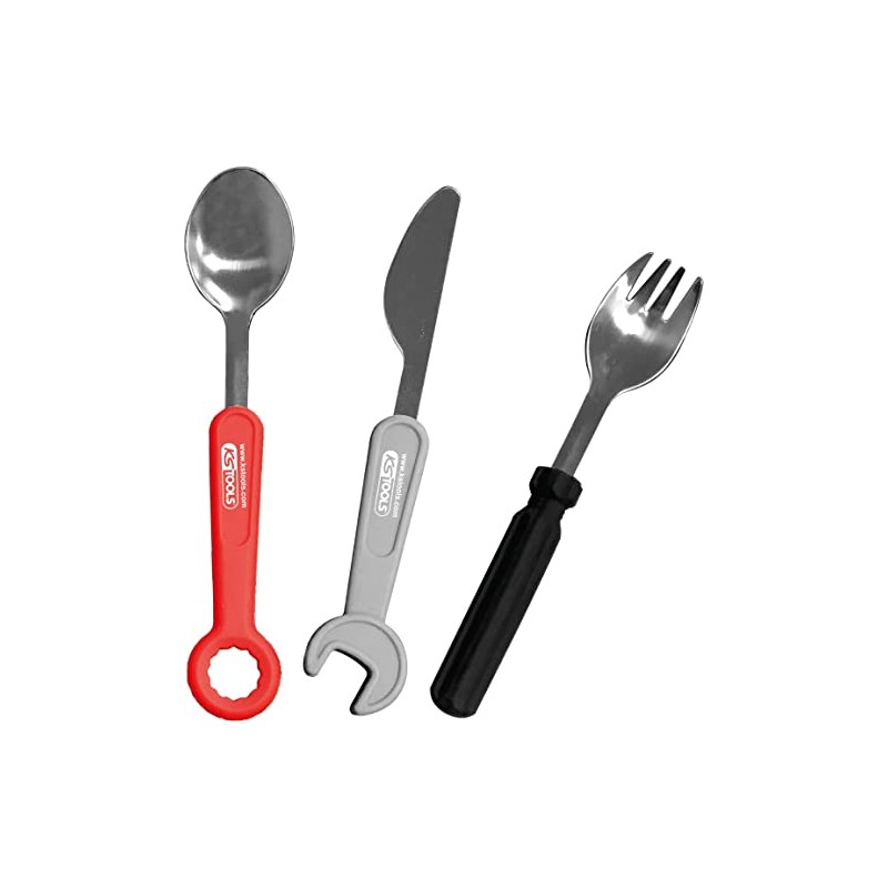 KS Tools for Kids 100212 Children's Cutlery Set | 3-Piece