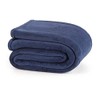 Martex Plush Blanket, Navy, Twin