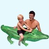 Ezzo Crocodile Pool Float - Inflatable Animal Ride-on - Swimming