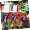 ORFOFE 100 Country Flags Bunting Flags Banner for Home School