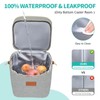 PIIOSER Breastmilk Cooler Bag with Ice Pack Fits 6 Baby