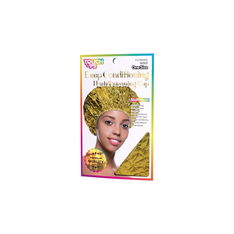 TouchUps Deep Conditioning Heat Processing Cap Self Warming Non-Slip All