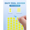 Parches para acne, 255 piezas, 5 colores y 5 tamaños