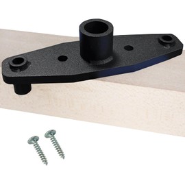 Dowel jig Kit Floating Shelf Bracket Drill Guide Woodworking for Straight Hole 1/2 Inch Drill Bit Self Centering Doweling Drill Jig for Invisible Shelf Brackets Hardware