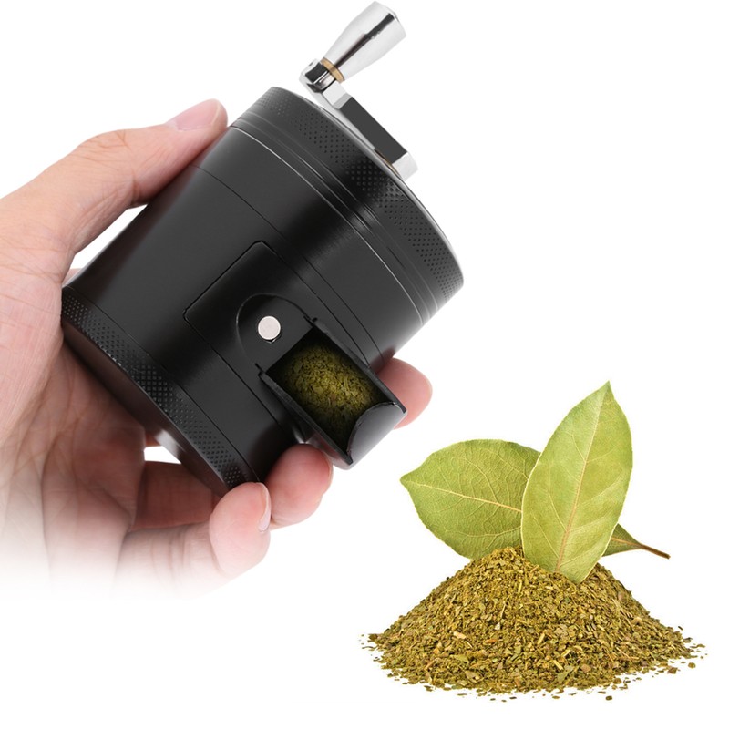 Manual Operated Zinc Alloy Herb &amp; Spice Kitchen Grinder with