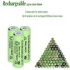16 Packs Solar Lights AA Batteries 1.2Vots 400mah Ni-MH,Rechargeable Double