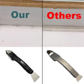ORXPLUS Tools Silicone Remover Scraper Sealant, Caulk Caulking Removal Tool with Durable Stainless Scraper for Bathroom, Kitchen, Sink Joint and Frames Sealant Seals