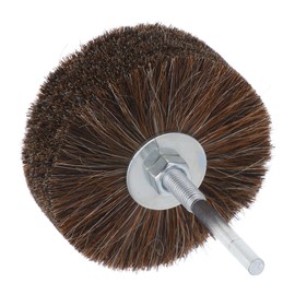 NOLITOY 2pcs Horse Hair Rotary Brush Wheel Polishing and Waxing Accessory for Wood Carving for Rotary Tools for Jade Jewelry Durable Versatile Cleaning