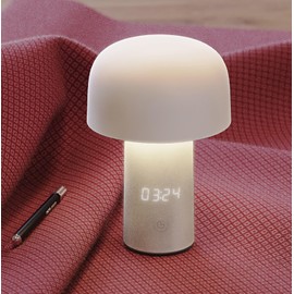 Edamon Mushroom Lamp with Time Cordless Lamp Touch Control Mushroom Light with Three Color Lights and Adjustable Brightness for Bedroom Patio Camping Dinning Living Room and Work